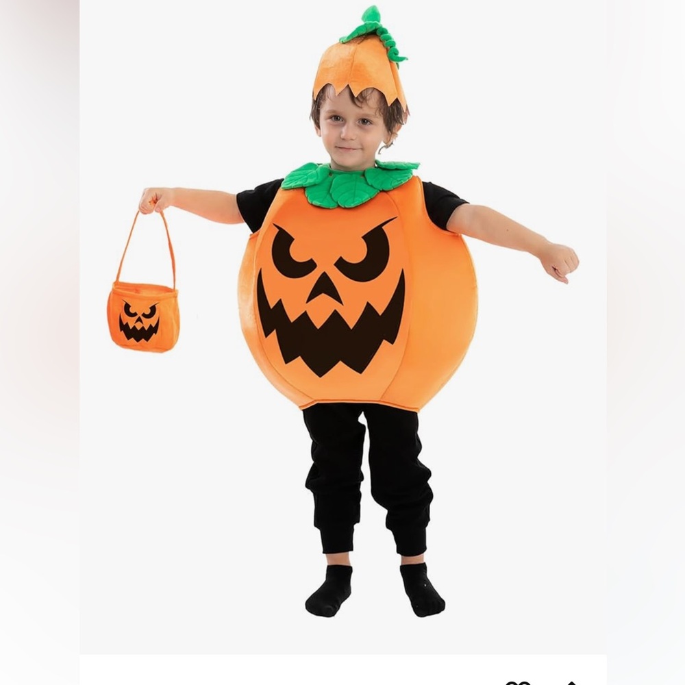 Toddler Halloween costume with hat and Basket size 3T